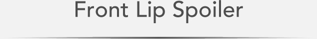 Front Lip Spoiler
