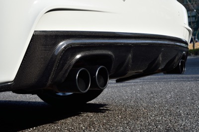 F30/F31 M Sports Rear Diffuser for Dual 4 Tail Muffler